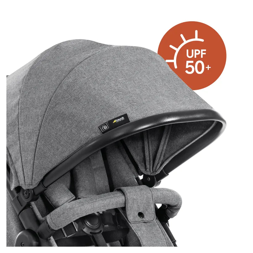 Hauck Atlantic Twin Melange Grey