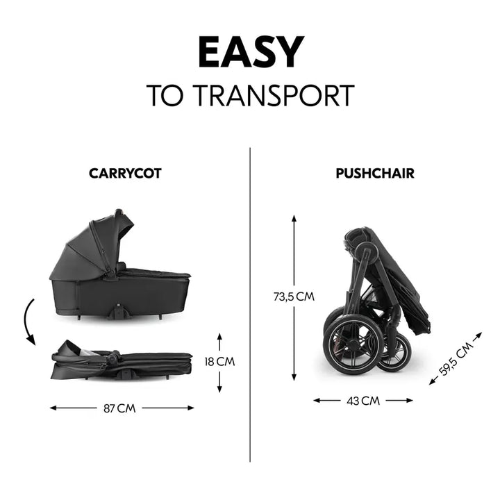 Hauck Comfort N Care Set Black