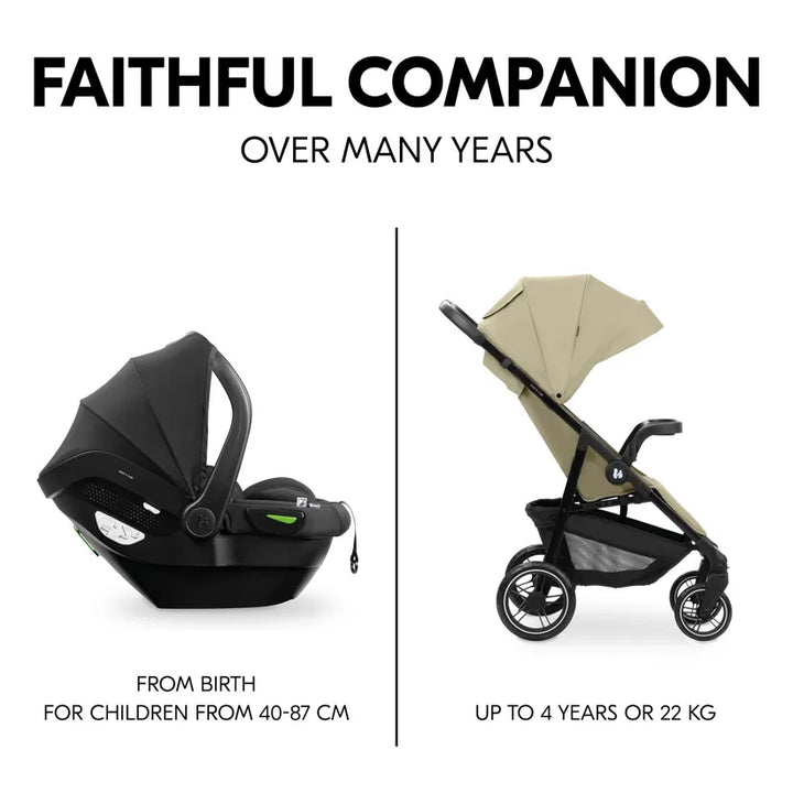 Hauck Shop N Care Travel Set Olive