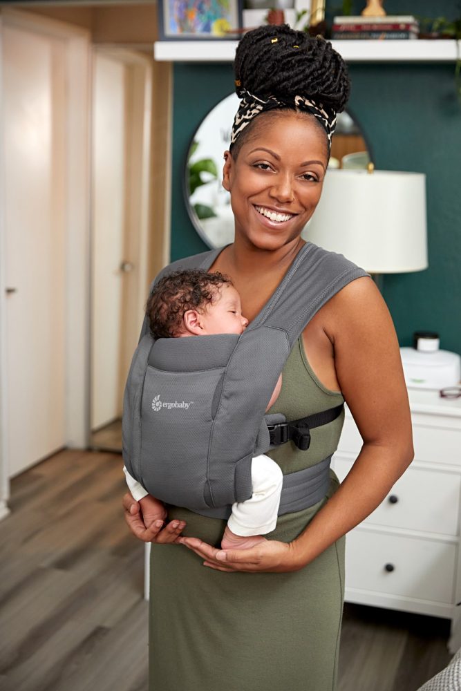 Ergobaby Embrace Soft Air Mesh nosiljka Washed Black