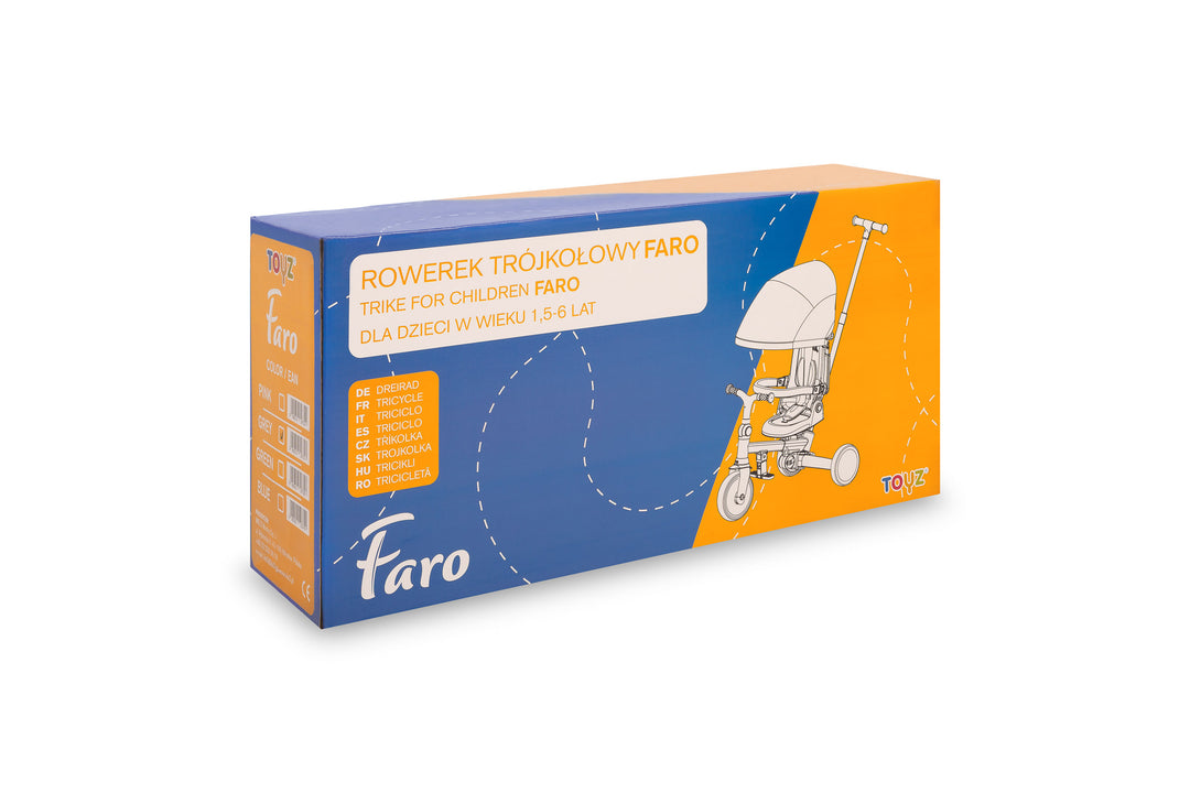 Tricikl Faro sivi