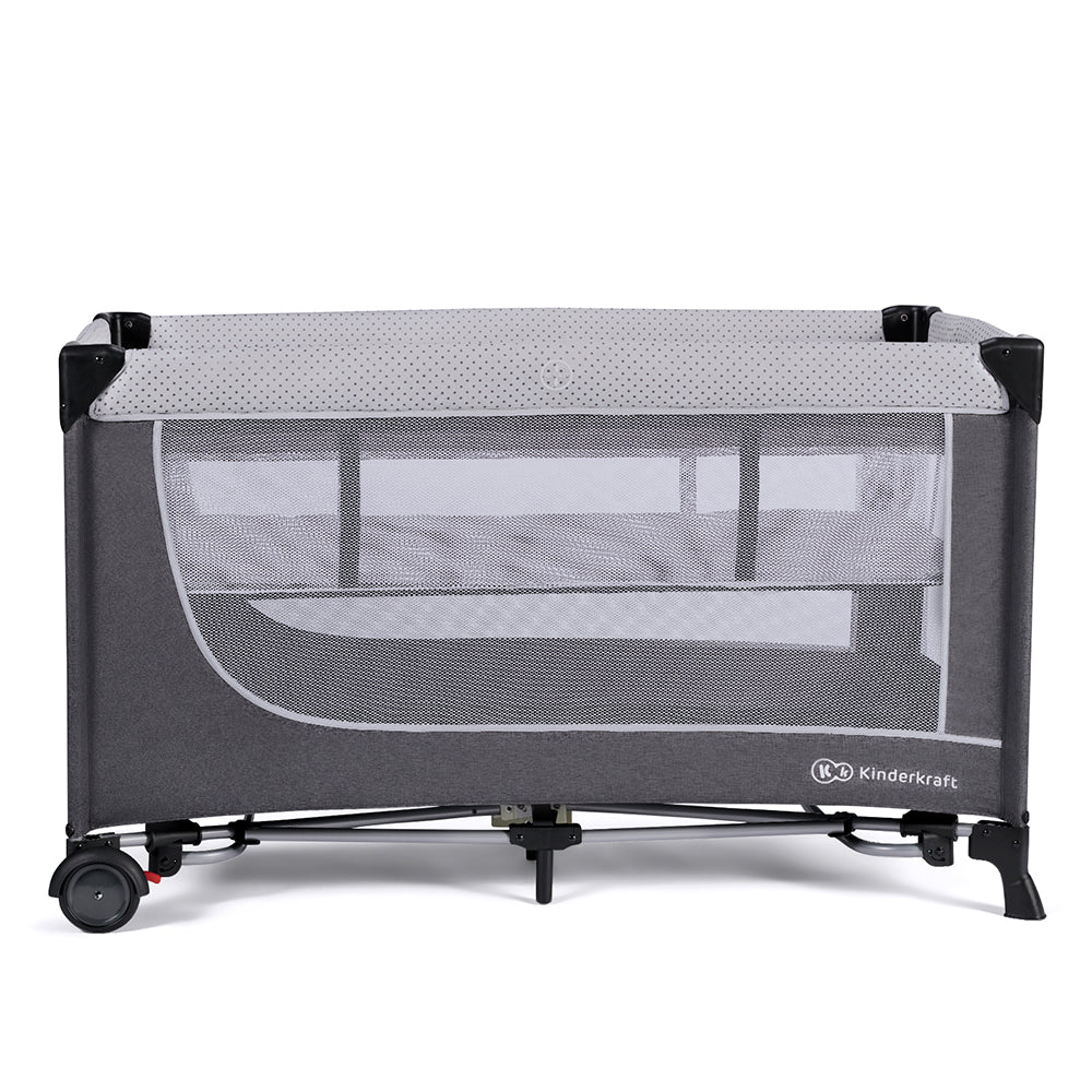 Kinderkraft Putni krevetić LEODY, siva