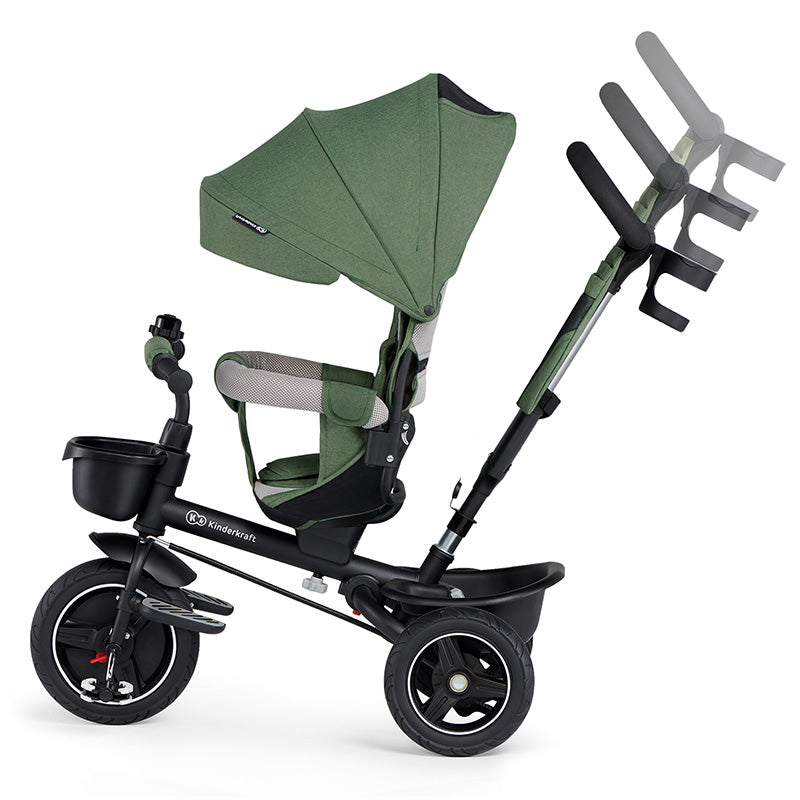 Kinderkraft Tricikl SPINSTEP, pastelno zeleni