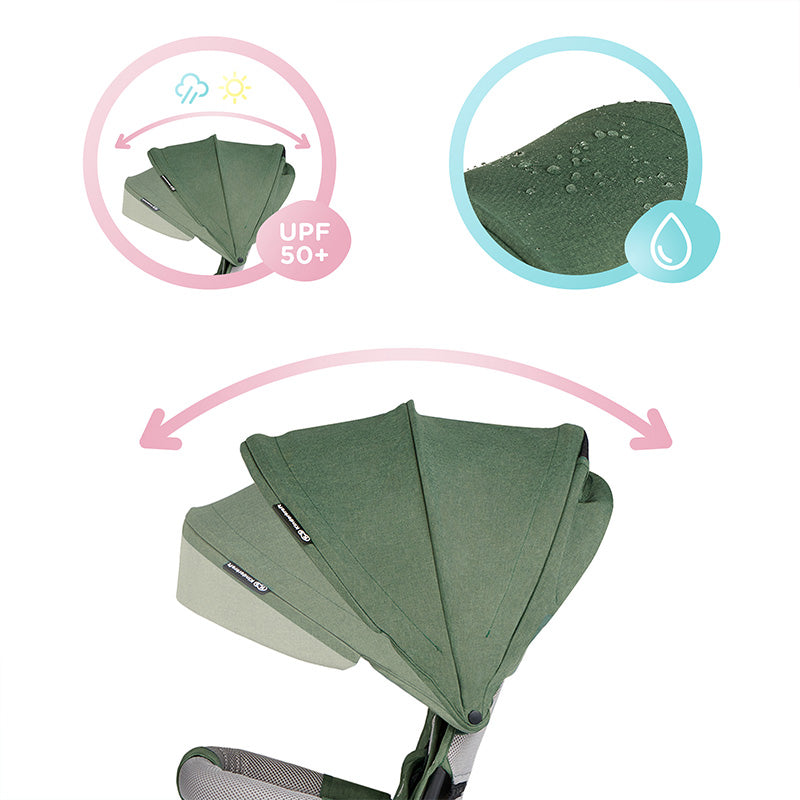 Kinderkraft Tricikl SPINSTEP, pastelno zeleni