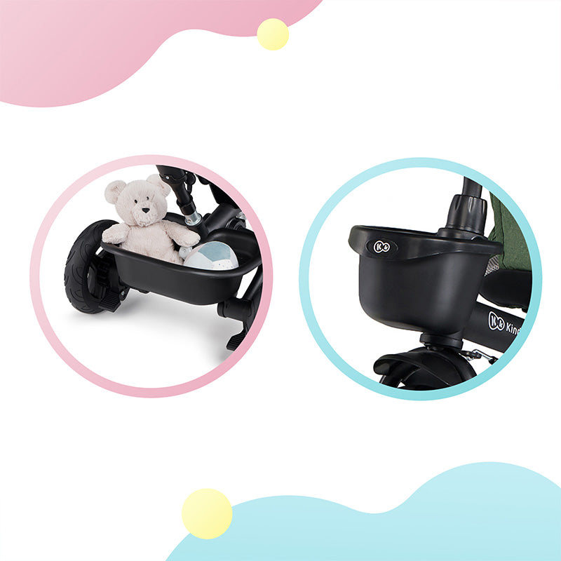 Kinderkraft Tricikl SPINSTEP, pastelno zeleni