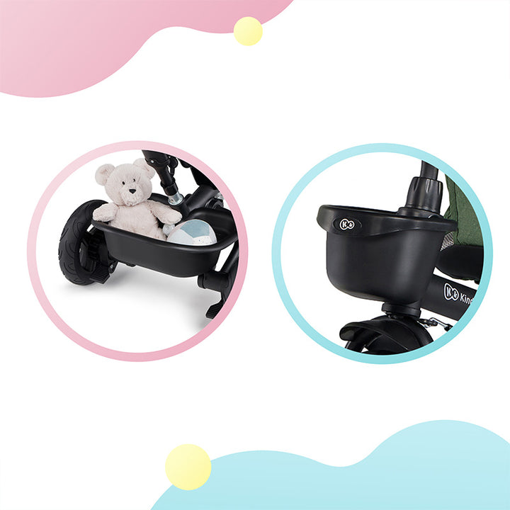 Kinderkraft Tricikl SPINSTEP, pastelno zeleni