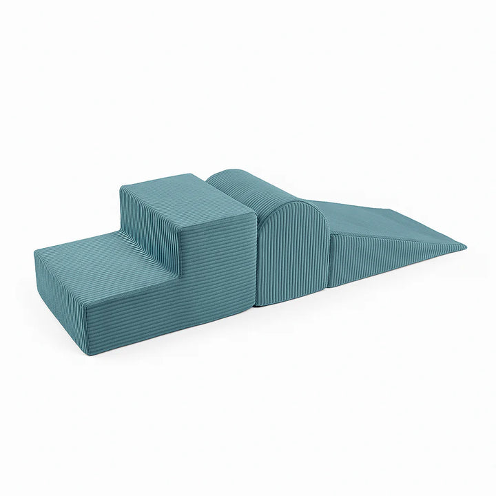 MeowBaby pjenasto igralište 3 elementa - Aesthetic Turquoise