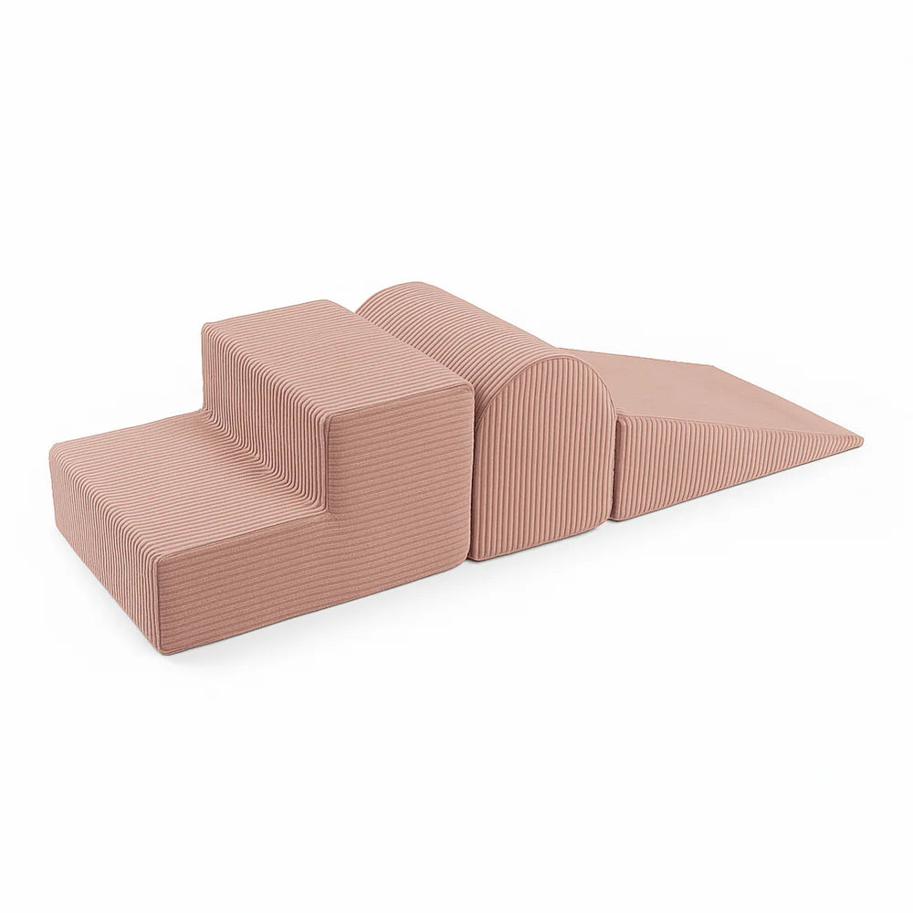 MeowBaby pjenasto igralište 3 elementa - Aesthetic Powder Pink