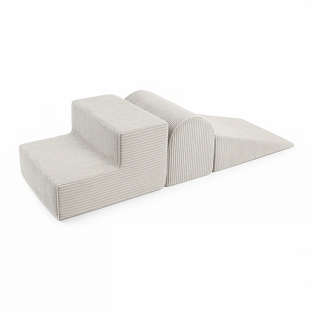 MeowBaby pjenasto igralište 3 elementa - Aesthetic Ecru