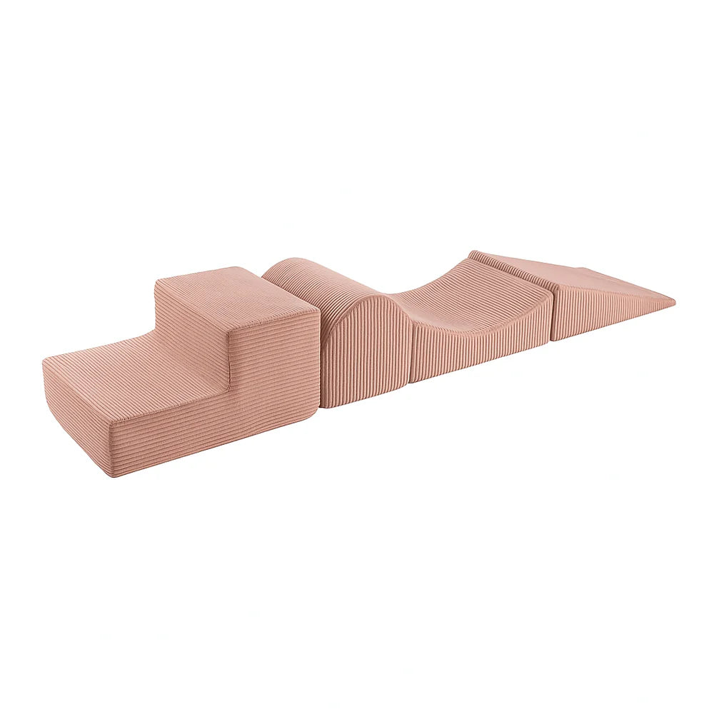 MeowBaby pjenasto igralište 4 elementa - Aesthetic Powder Pink