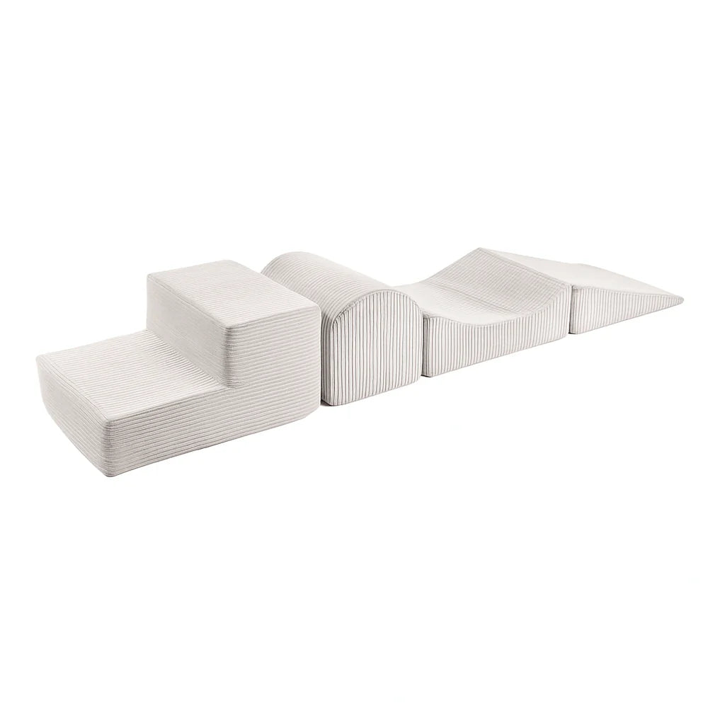 MeowBaby pjenasto igralište 4 elementa - Aesthetic Ecru