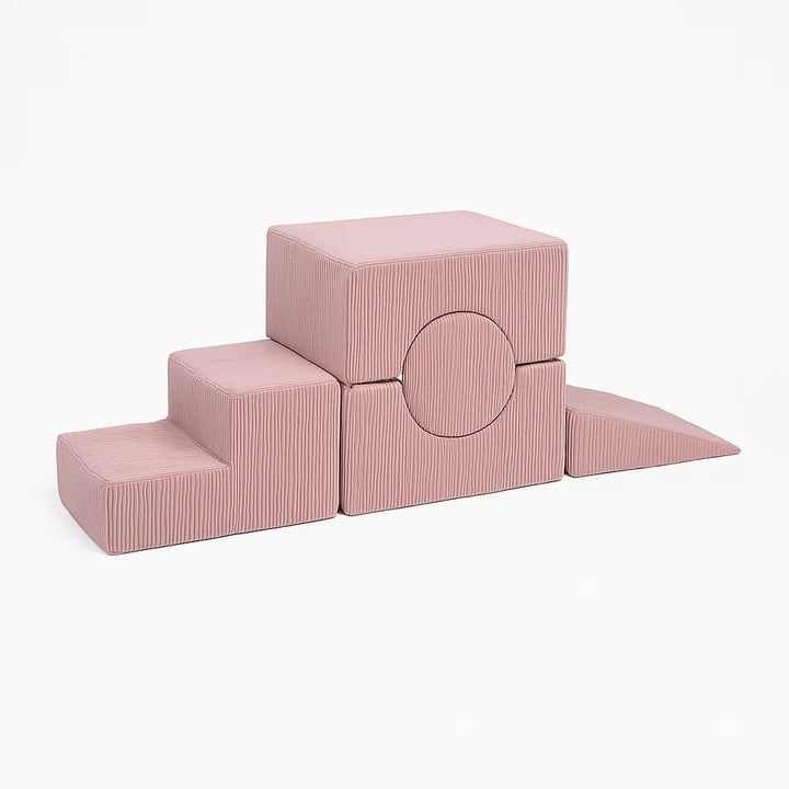 MeowBaby pjenasto igralište 5 elemeanta - Aesthetic Powder Pink