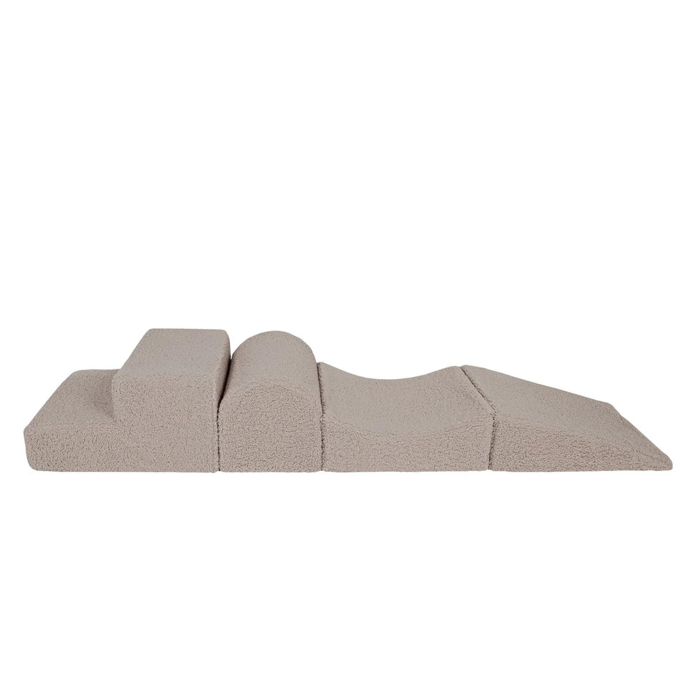 MeowBaby pjenasto igralište 4 elementa - Bearly Light Grey