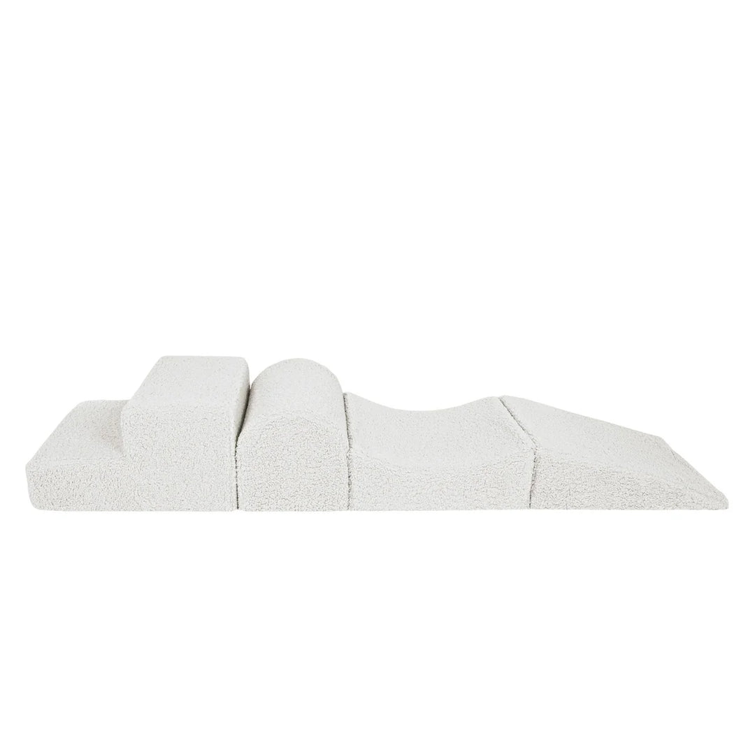 MeowBaby pjenasto igralište 4 elementa - Bearly Off White