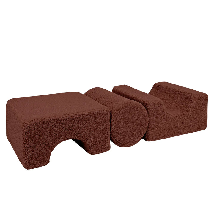 MeowBaby pjenasto igralište 3 elementa - Bearly Brown