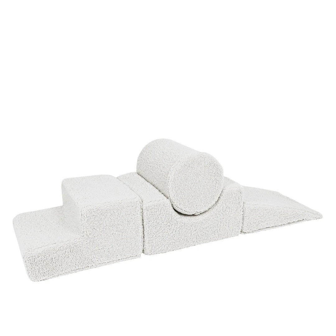 MeowBaby pjenasto igralište 4 elementa - Bearly White