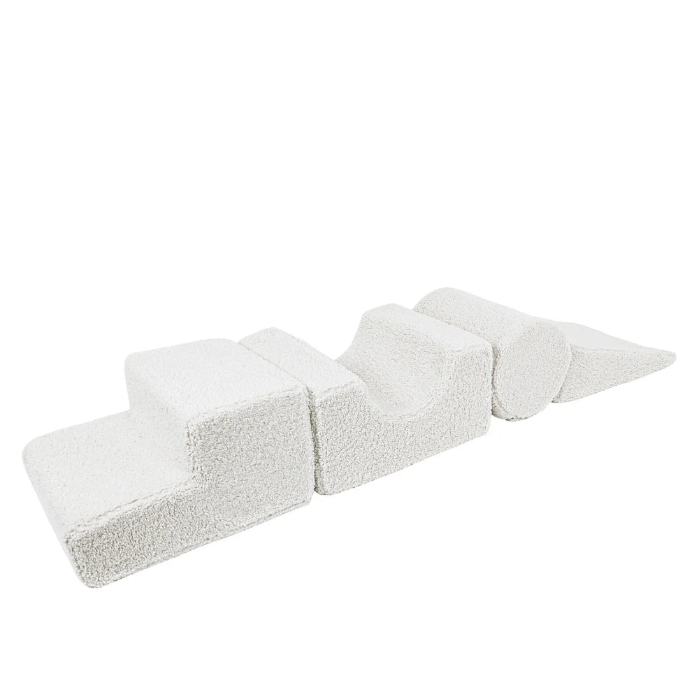 MeowBaby pjenasto igralište 4 elementa - Bearly White