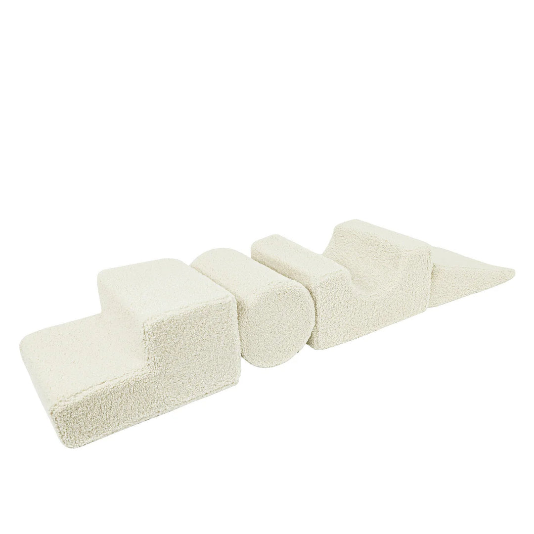 MeowBaby pjenasto igralište 4 elementa - Bearly Ecru