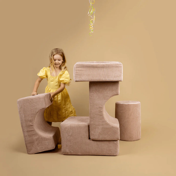 MeowBaby pjenasto igralište 4 elementa - Aesthetic Brown