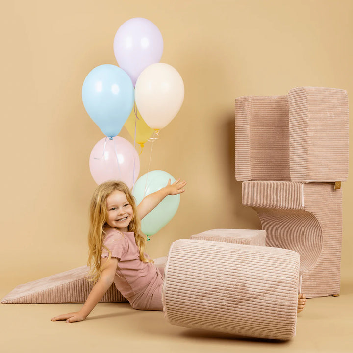 MeowBaby pjenasto igralište 4 elementa - Aesthetic Powder Pink