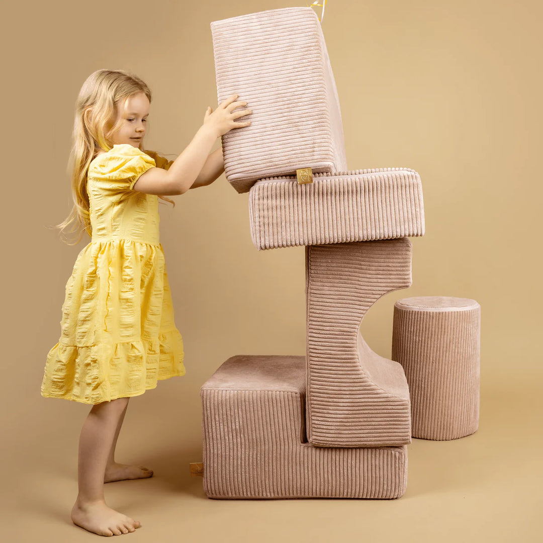 MeowBaby pjenasto igralište 5 elemenata - Aesthetic Khaki